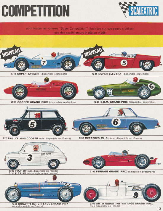 Scalextric catalogue 1968-1969