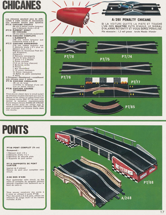 Scalextric catalogue 1968-1969