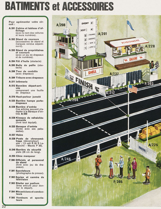 Scalextric catalogue 1968-1969