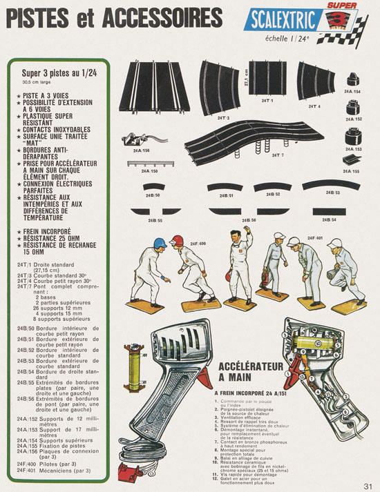 Scalextric catalogue 1968-1969