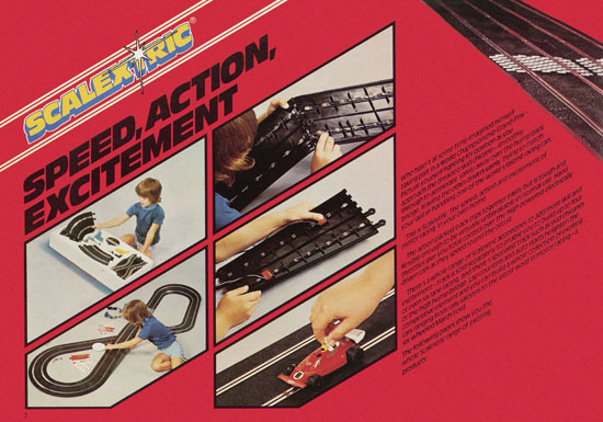 Scalextric Electric Motor Racing catalog 1978