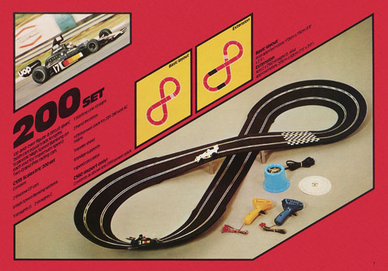 Scalextric Electric Motor Racing catalog 1978