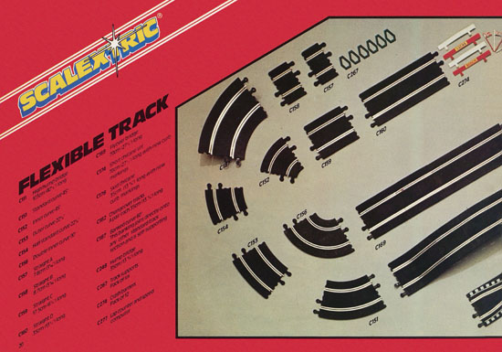 Scalextric Electric Motor Racing catalog 1978