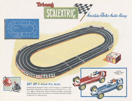 Scalextric Miniature Electric Motor Racing 1961