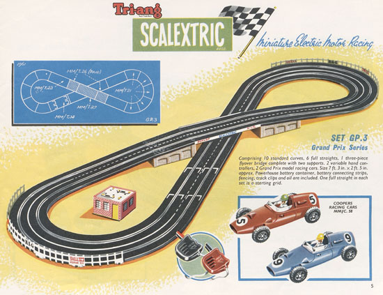 Scalextric Miniature Electric Motor Racing 1961