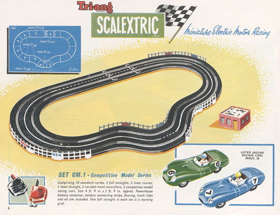 Scalextric Miniature Electric Motor Racing 1961