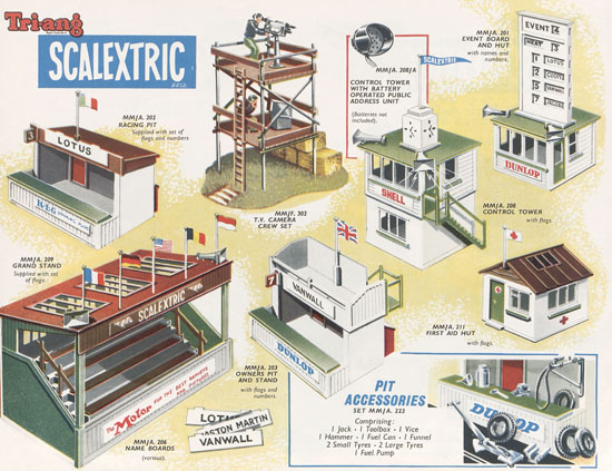 Scalextric Miniature Electric Motor Racing 1961