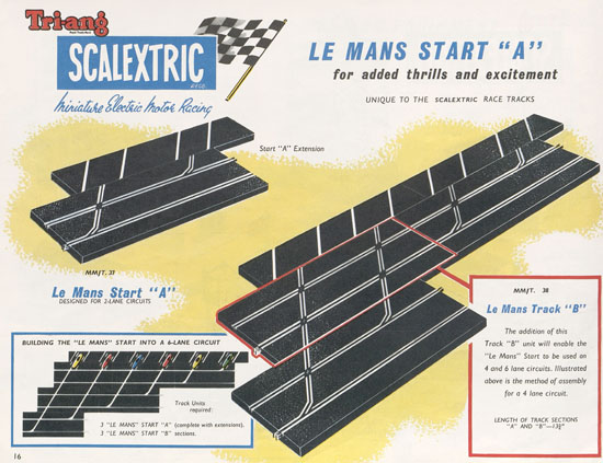 Scalextric Miniature Electric Motor Racing 1961