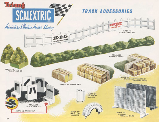 Scalextric Miniature Electric Motor Racing 1961