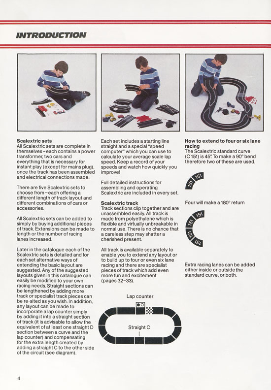 Scalextric Electric Motor Racing catalogue 1979