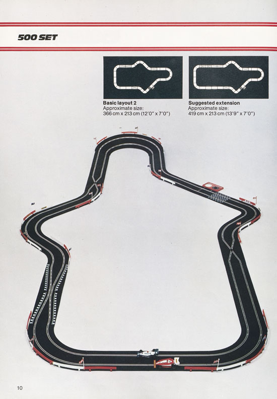 Scalextric Electric Motor Racing catalogue 1979