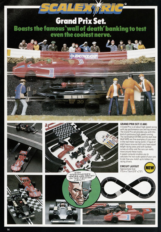 Adventures with Scalextric catalogue 1981