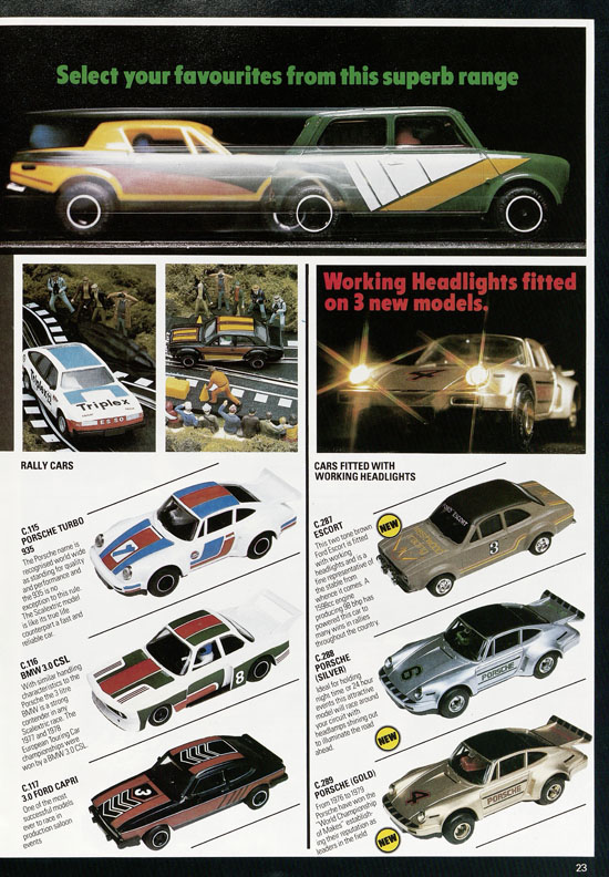 Adventures with Scalextric catalogue 1981