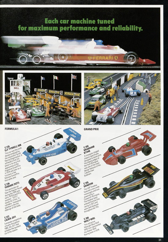 Adventures with Scalextric catalogue 1981