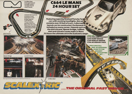 Scalextric Electric Motor Racing catalogue 1984