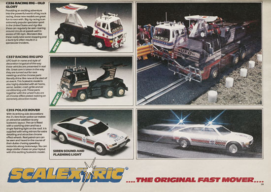 Scalextric Electric Motor Racing catalogue 1984