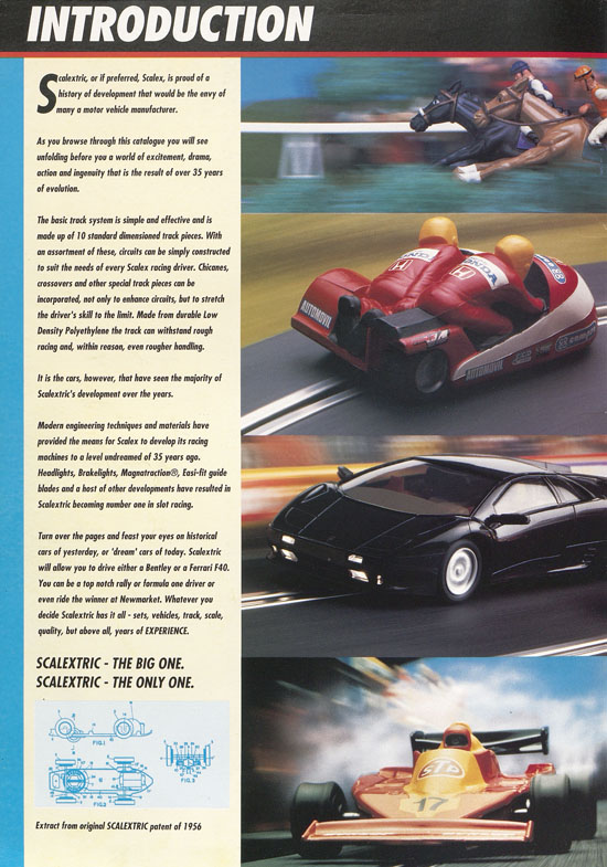 Scalextric Electric Motor Racing catalogue 1992