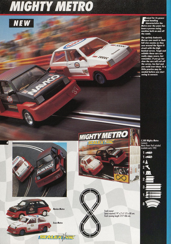 Scalextric Electric Motor Racing catalogue 1992