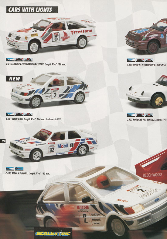 Scalextric Electric Motor Racing catalogue 1992