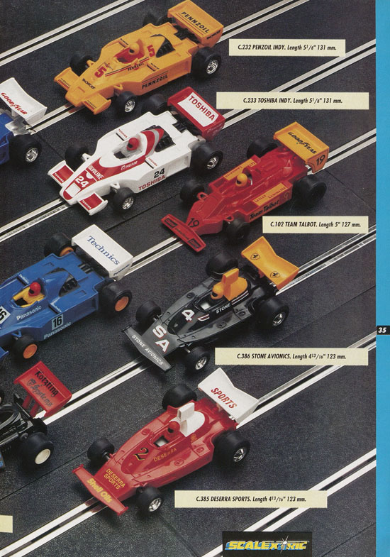 Scalextric Electric Motor Racing catalogue 1992