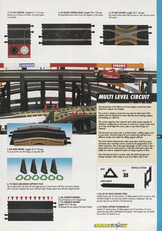 Scalextric Electric Motor Racing catalogue 1992