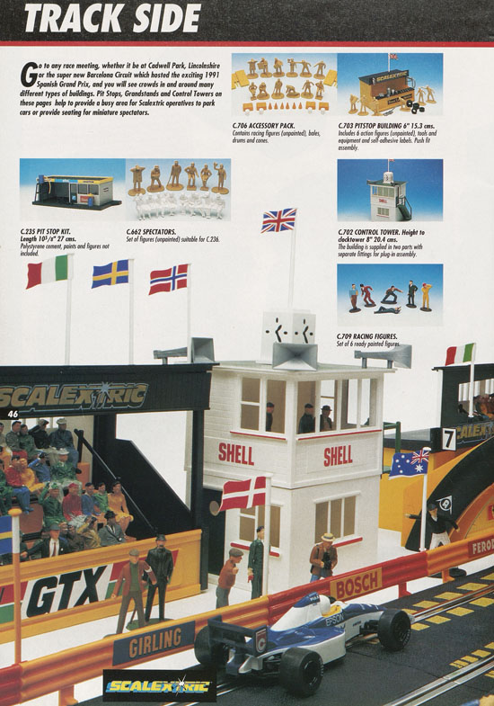 Scalextric Electric Motor Racing catalogue 1992