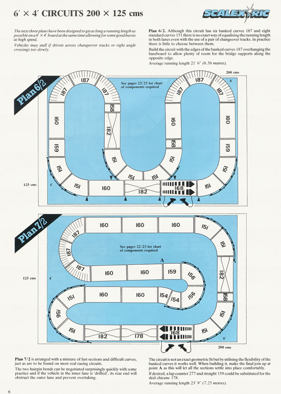 Scalextric 27 Circuits for Model Motor racing 1989