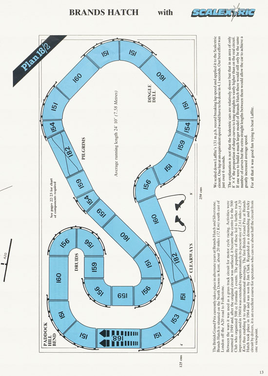 Scalextric 27 Circuits for Model Motor racing 1989