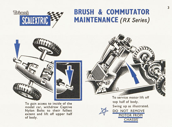 Scalextric Instruction manual 1962