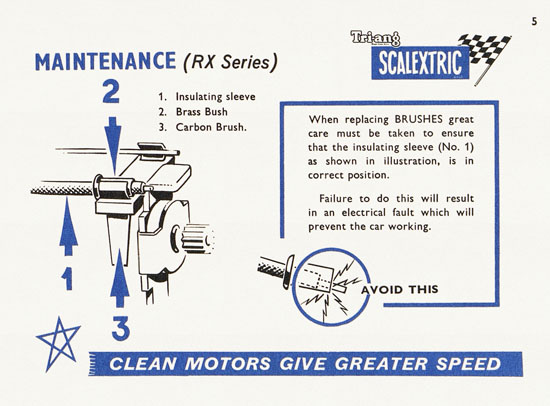 Scalextric Instruction manual 1962