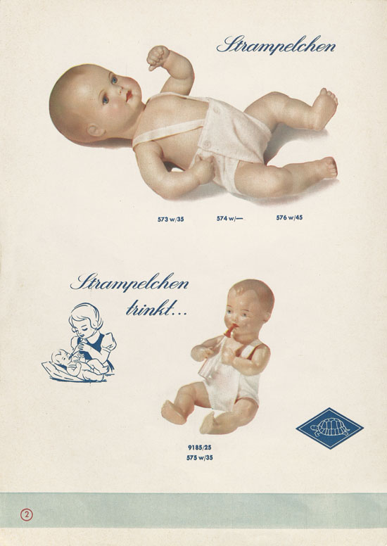 Schildkröt-Puppen Katalog 1950