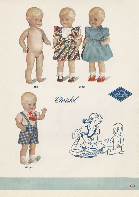 Schildkröt-Puppen Katalog 1950