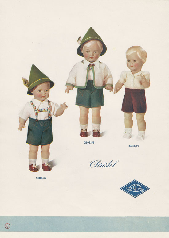Schildkröt-Puppen Katalog 1950