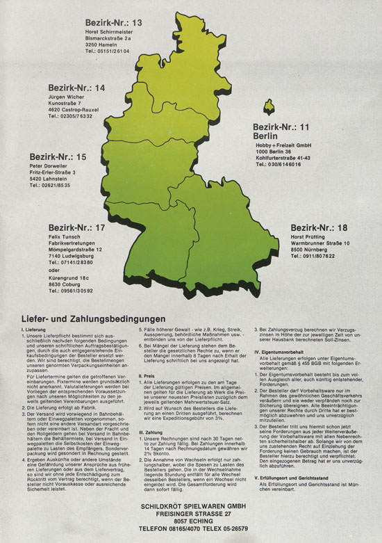 Schildkröt-Puppen Katalog 1980