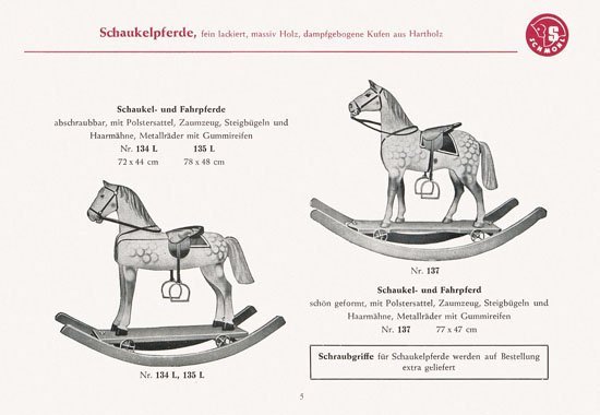 Gebrüder Schmohl Katalog 1954