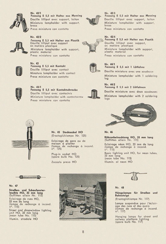 Schneider Modellbahnzubehör 1967