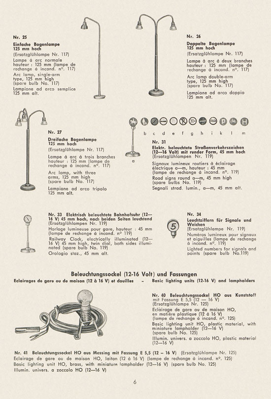 Schneider Modellbahnzubehör 1968