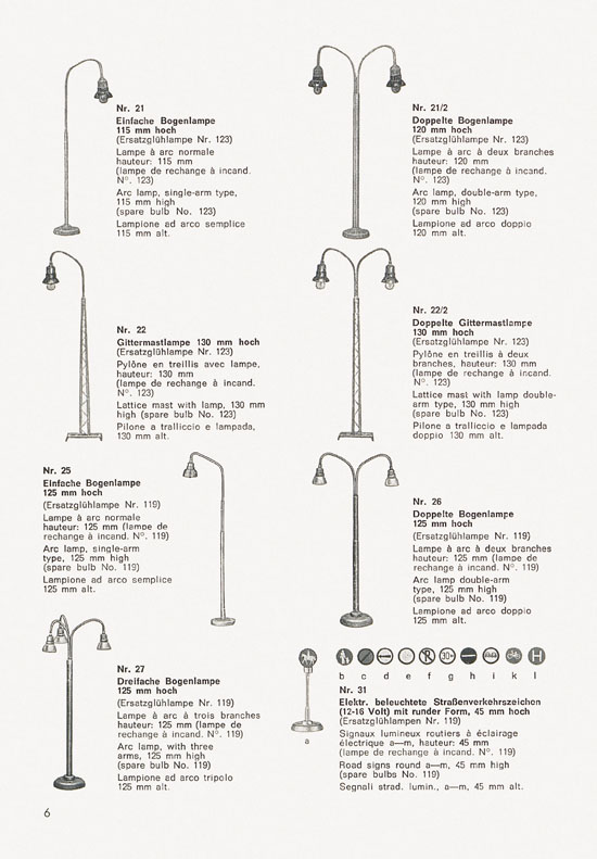 Schneider Modellbahnzubehör Katalog 1974-1975