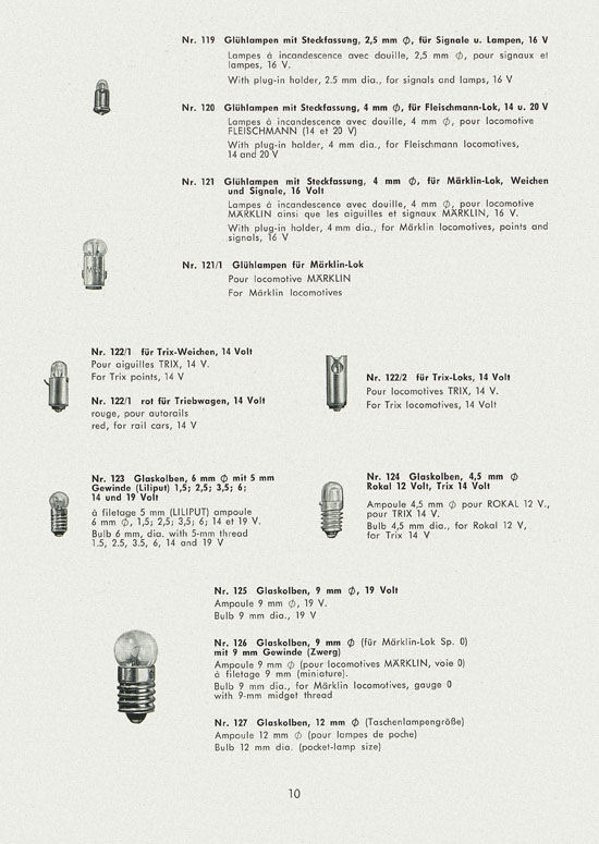 Schneider Modellbahnzubehör Prospekt 1964