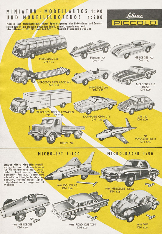 Schuco Prospekt 1957