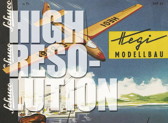 Schuco Hegi Modellbau Katalog 1961