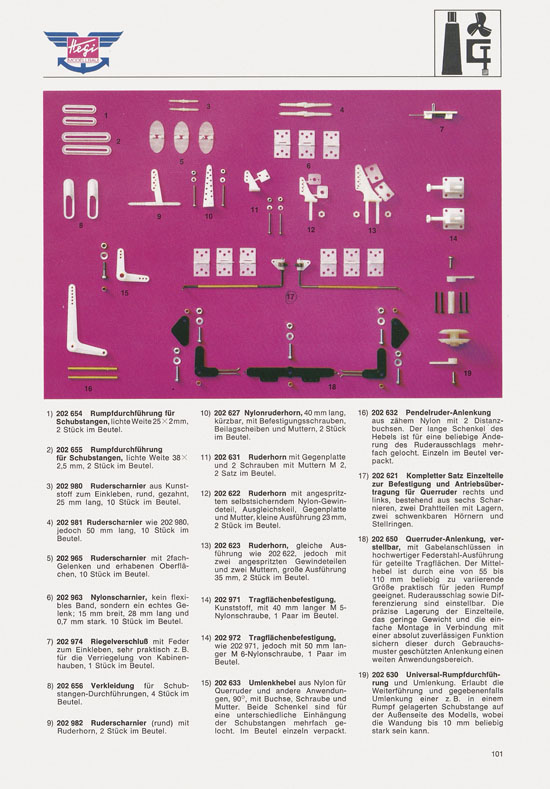 Hegi Modellbau Katalog 1976