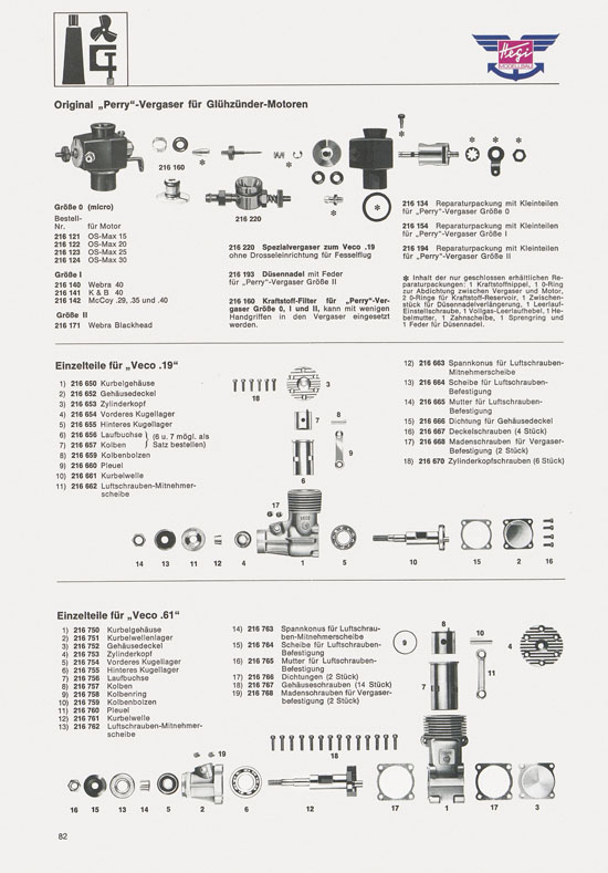 Hegi Modellbau Katalog 1976