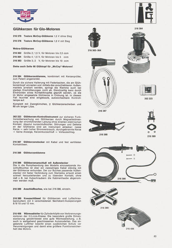 Hegi Modellbau Katalog 1976