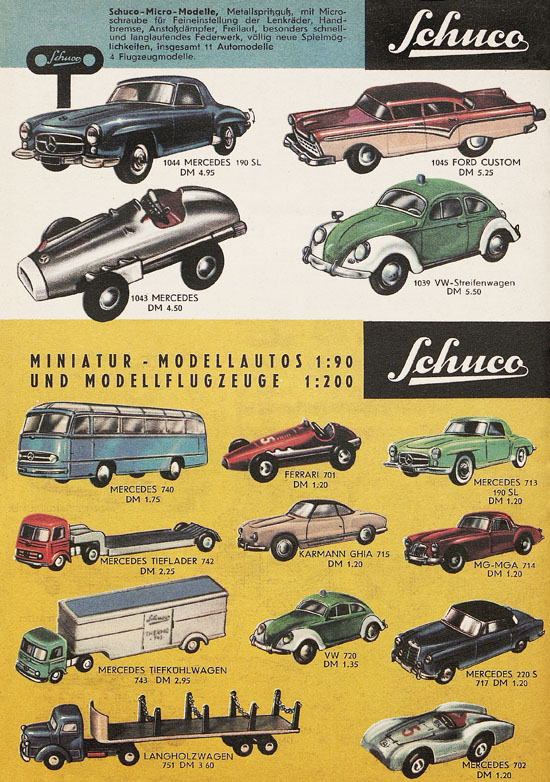 Schuco Katalog 1959-1960