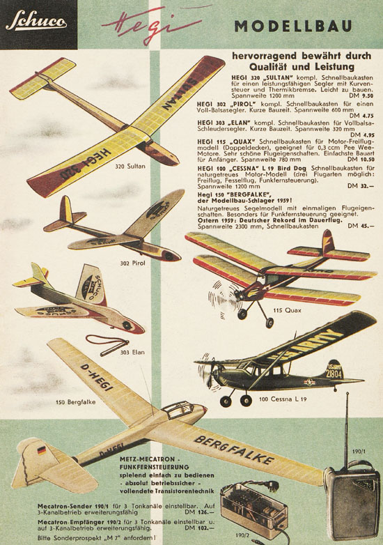 Schuco Katalog 1959-1960