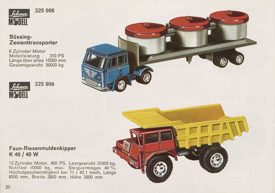 Seite 20 Schuco Modelle 1970