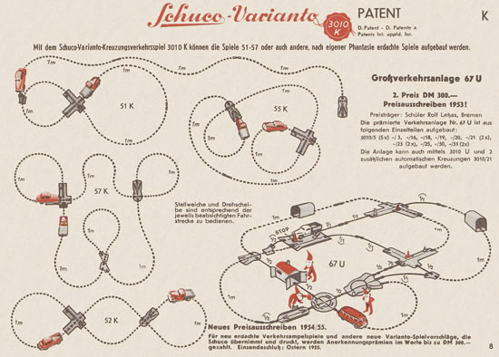Seite 9 Schuco Varianto 3010 Katalog 1954