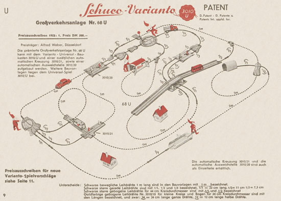 Schuco Varianto 3010 Katalog 1954