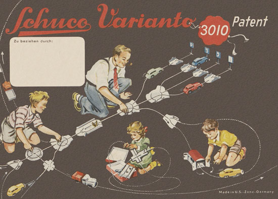 Schuco Varianto 3010 Katalog 1954